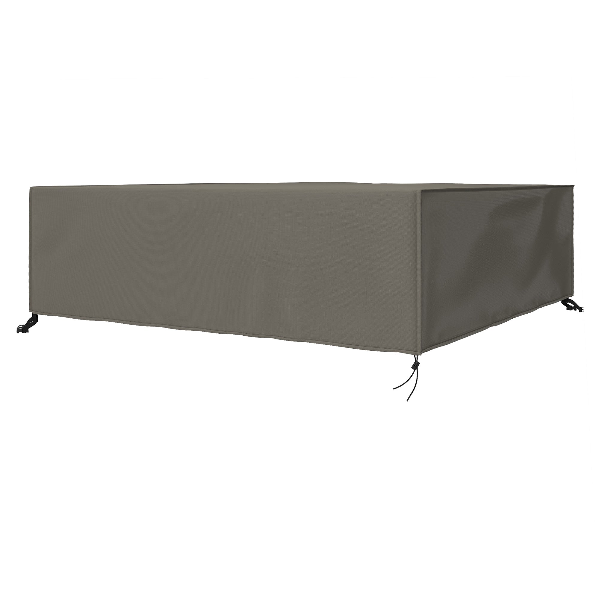 Large Square Patio Garden Furniture Cover Set 600D Oxford Grey-0