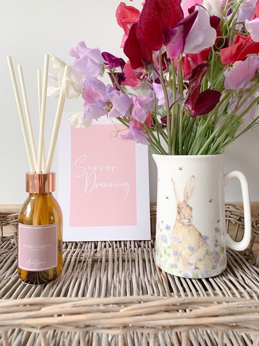 Summer Dreaming Nude Pink Summer Seasonal Wall Home Decor Print-3